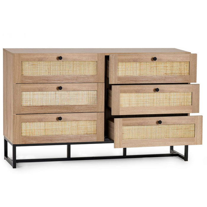 Julian Bowen Padstow 6 Drawer Chest